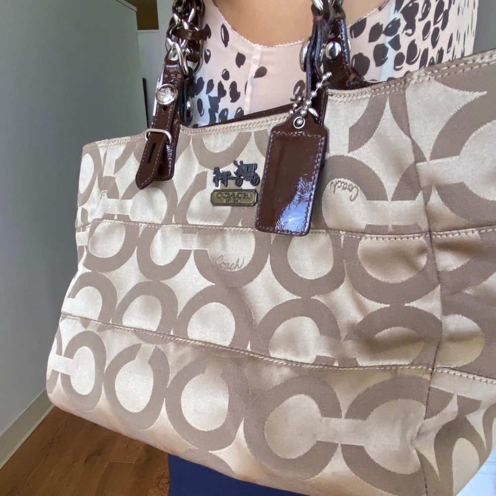 Oversized Coach Tote